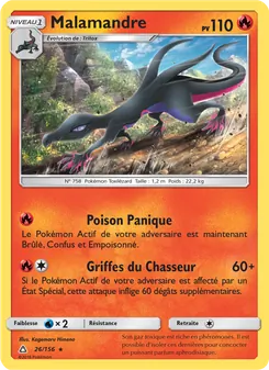 Carte Malamandre de l'extension Ultra-Prisme, numéro 26/156