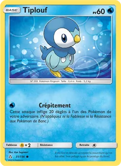 Carte Tiplouf de l'extension Ultra-Prisme, numéro 31/156