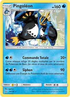 Carte Pingoléon de l'extension Ultra-Prisme, numéro 34/156