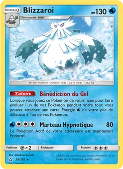 Carte Blizzaroi de l'extension Ultra-Prisme, numéro 38/156