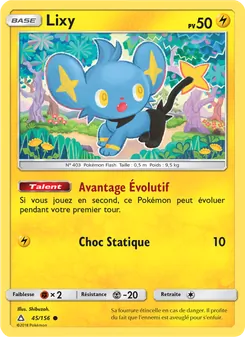 Carte Lixy de l'extension Ultra-Prisme, numéro 45/156