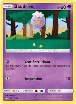 Carte Baudrive de l'extension Ultra-Prisme, numéro 51/156