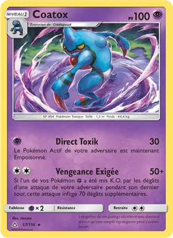 Carte Coatox de l'extension Ultra-Prisme, numéro 57/156