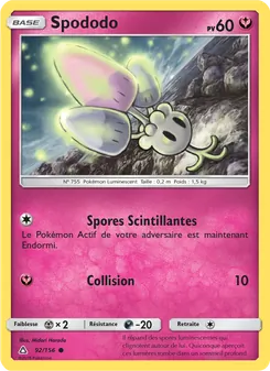 Carte Spododo de l'extension Ultra-Prisme, numéro 92/156