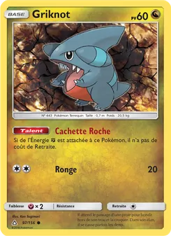Carte Griknot de l'extension Ultra-Prisme, numéro 97/156