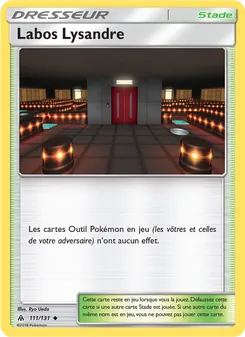 Carte Labos Lysandre de l'extension Lumière Interdite, numéro 111/131