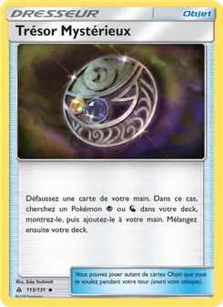 Carte Trésor Mystérieux de l'extension Lumière Interdite, numéro 113/131