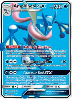 Carte Amphinobi GX de l'extension Lumière Interdite, numéro 120/131