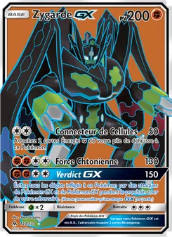 Carte Zygarde GX de l'extension Lumière Interdite, numéro 123/131