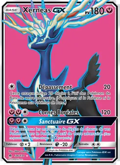 Carte Xerneas GX de l'extension Lumière Interdite, numéro 126/131