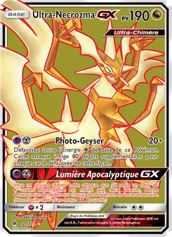 Carte Ultra-Necrozma GX de l'extension Lumière Interdite, numéro 127/131