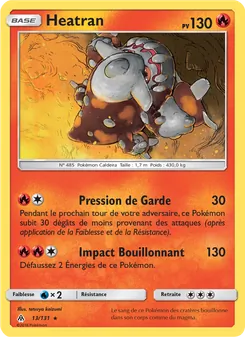 Carte Heatran de l'extension Lumière Interdite, numéro 13/131