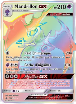 Carte Mandrillon GX de l'extension Lumière Interdite, numéro 134/131