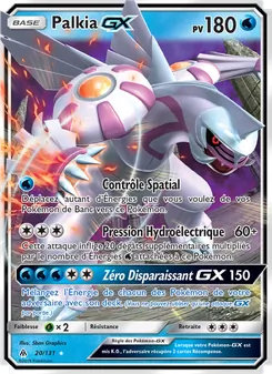 Carte Palkia GX de l'extension Lumière Interdite, numéro 20/131