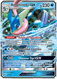 Carte Amphinobi GX de l'extension Lumière Interdite, numéro 24/131