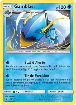 Carte Gamblast de l'extension Lumière Interdite, numéro 26/131