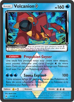 Carte Volcanion ◇ de l'extension Lumière Interdite, numéro 31/131