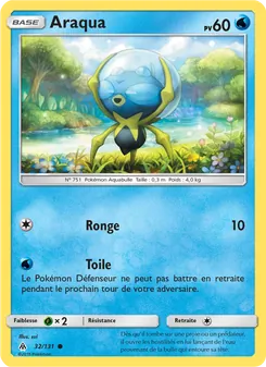 Carte Araqua de l'extension Lumière Interdite, numéro 32/131