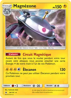 Carte Magnézone de l'extension Lumière Interdite, numéro 36/131