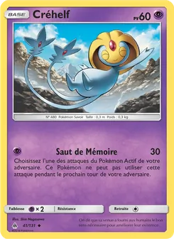 Carte Créhelf de l'extension Lumière Interdite, numéro 41/131