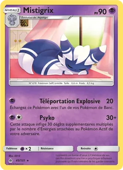 Carte Mistigrix de l'extension Lumière Interdite, numéro 45/131