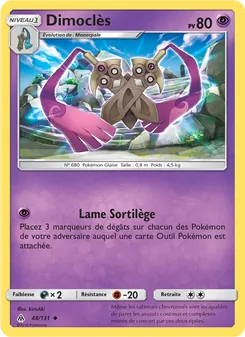 Carte Dimoclès de l'extension Lumière Interdite, numéro 48/131