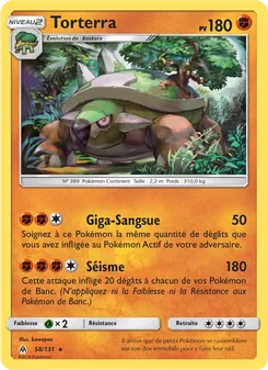 Carte Torterra de l'extension Lumière Interdite, numéro 58/131