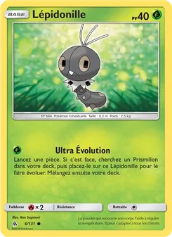 Carte Lépidonille de l'extension Lumière Interdite, numéro 6/131