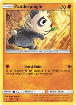 Carte Pandespiègle de l'extension Lumière Interdite, numéro 65/131