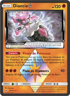 Carte Diancie ◇ de l'extension Lumière Interdite, numéro 74/131