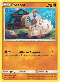 Carte Rocabot de l'extension Lumière Interdite, numéro 75/131
