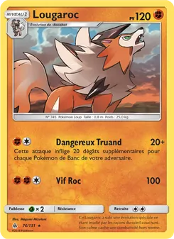 Carte Lougaroc de l'extension Lumière Interdite, numéro 76/131