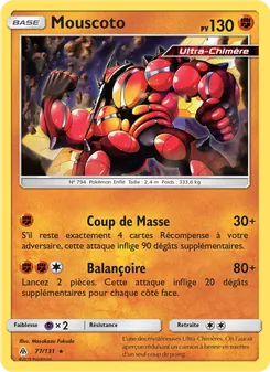 Carte Mouscoto de l'extension Lumière Interdite, numéro 77/131