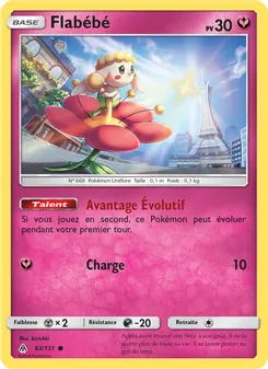 Carte Flabébé de l'extension Lumière Interdite, numéro 83/131