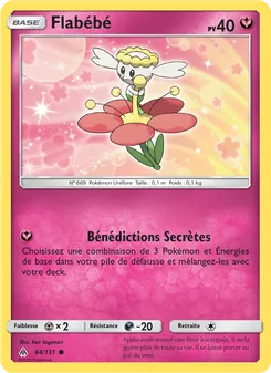 Carte Flabébé de l'extension Lumière Interdite, numéro 84/131