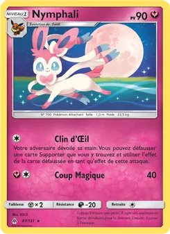 Carte Nymphali de l'extension Lumière Interdite, numéro 87/131