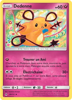 Carte Dedenne de l'extension Lumière Interdite, numéro 88/131