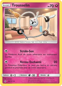 Carte Trousselin de l'extension Lumière Interdite, numéro 89/131