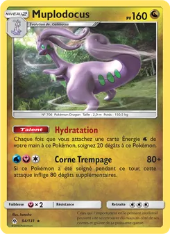 Carte Muplodocus de l'extension Lumière Interdite, numéro 94/131