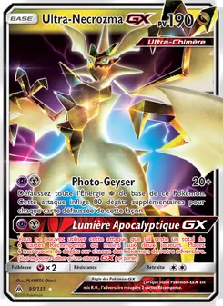 Carte Ultra-Necrozma GX de l'extension Lumière Interdite, numéro 95/131