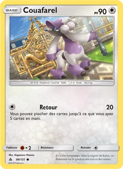 Carte Couafarel de l'extension Lumière Interdite, numéro 99/131