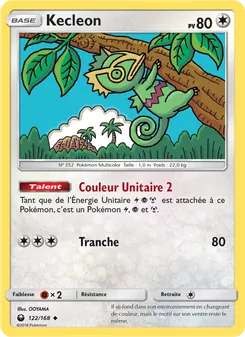 Carte Kecleon de l'extension Tempête Céleste, numéro 122/168
