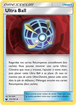 Carte Ultra Ball de l'extension Tempête Céleste, numéro 125/168