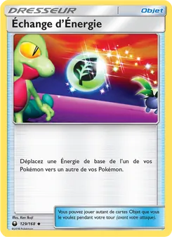 Carte Échange d’Énergie de l'extension Tempête Céleste, numéro 129/168