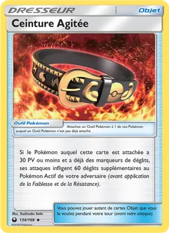 Carte Ceinture Agitée de l'extension Tempête Céleste, numéro 134/168