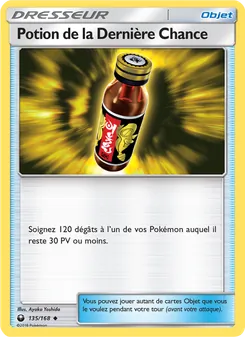 Carte Potion de la Dernière Chance de l'extension Tempête Céleste, numéro 135/168