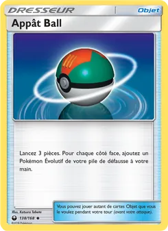 Carte Appât Ball de l'extension Tempête Céleste, numéro 138/168