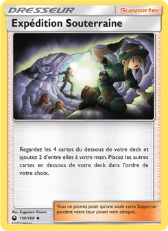 Carte Expédition Souterraine de l'extension Tempête Céleste, numéro 150/168