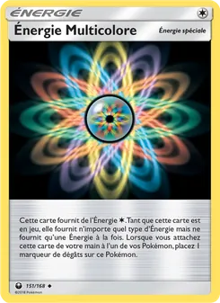 Carte Énergie Multicolore de l'extension Tempête Céleste, numéro 151/168