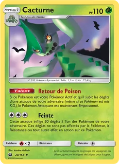 Carte Cacturne de l'extension Tempête Céleste, numéro 20/168